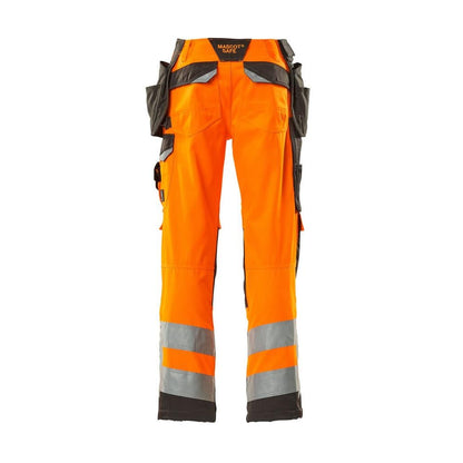 MASCOT® Wigan hantverksbyxa, hi-vis orange/mörk antracit