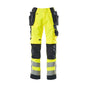 MASCOT® Wigan hantverksbyxa, hi-vis gul/svart-blå