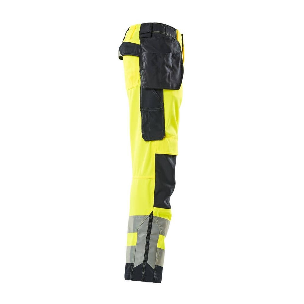 MASCOT® Wigan hantverksbyxa, hi-vis gul/svart-blå