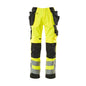 MASCOT® Wigan hantverksbyxa, hi-vis gul/svart