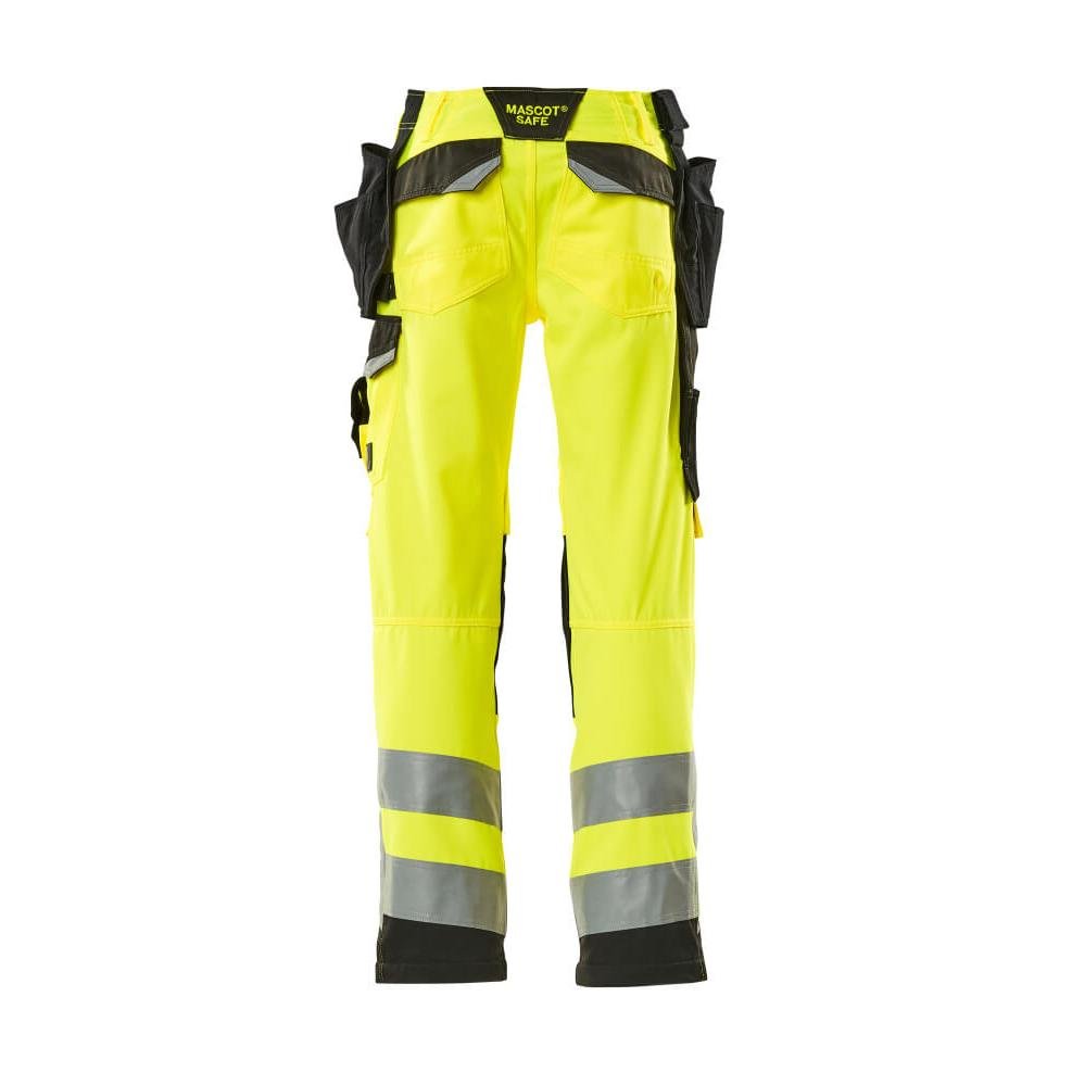 MASCOT® Wigan hantverksbyxa, hi-vis gul/svart