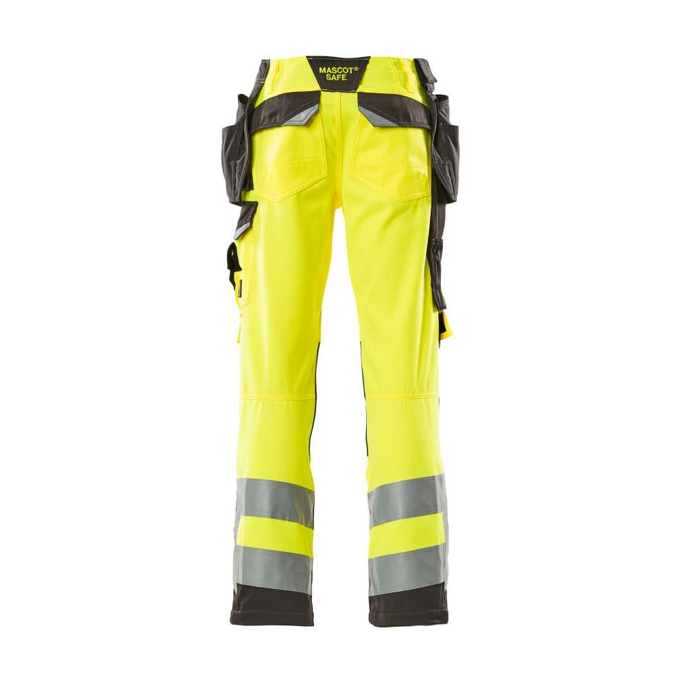 MASCOT® Wigan hantverksbyxa, hi-vis gul/mörk antracit