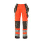 MASCOT® Wigan hantverksbyxa, hi-vis röd/mörk antracit