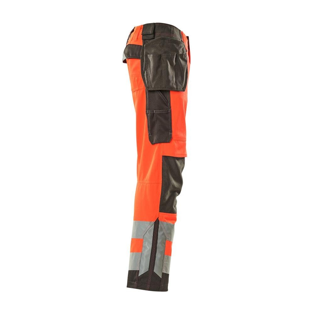 MASCOT® Wigan hantverksbyxa, hi-vis röd/mörk antracit