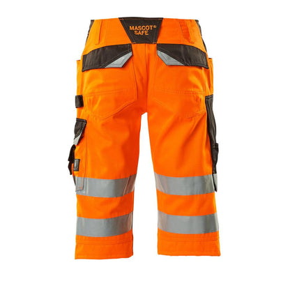 MASCOT® Luton trekvarts byxa, hi-vis orange/mörk antracit