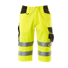 MASCOT® Luton trekvartsbyxa, hi-vis gul/svart