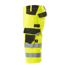 MASCOT® Luton trekvartsbyxa, hi-vis gul/svart