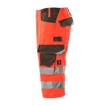 MASCOT® Luton trekvartsbyxa, hi-vis röd/mörk antracit