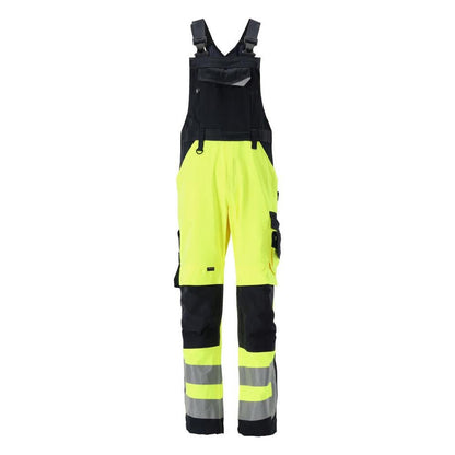 MASCOT® Newcastle byxbyxor, hi-vis gul/svart-blå