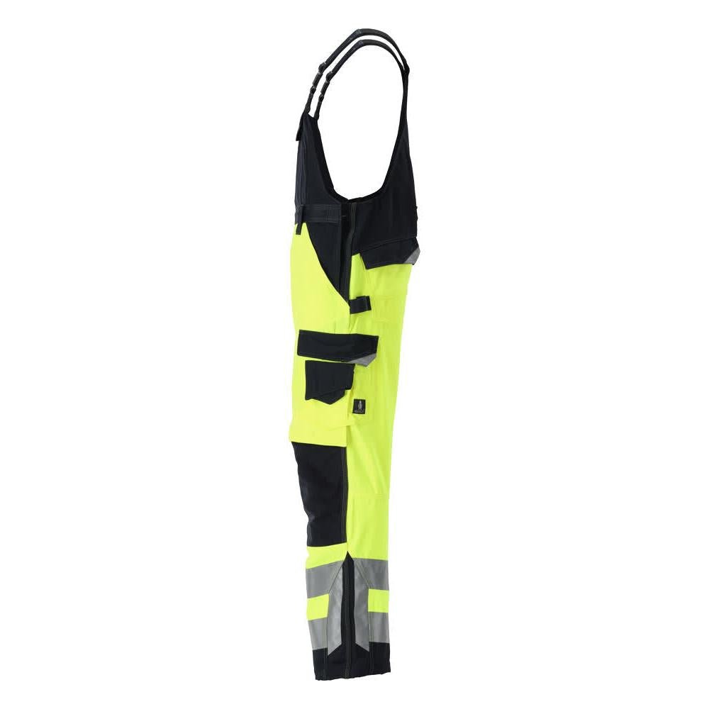 MASCOT® Newcastle byxbyxor, hi-vis gul/svart-blå