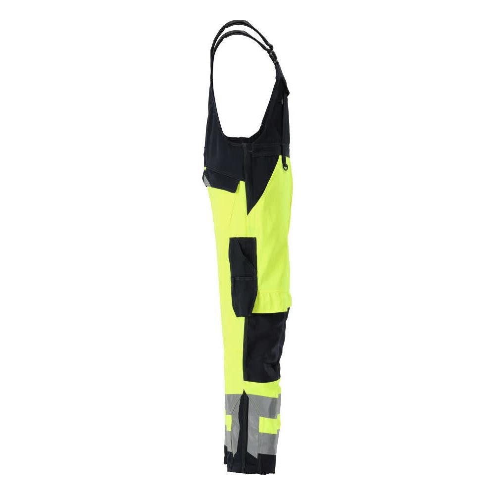 MASCOT® Newcastle byxbyxor, hi-vis gul/svart-blå