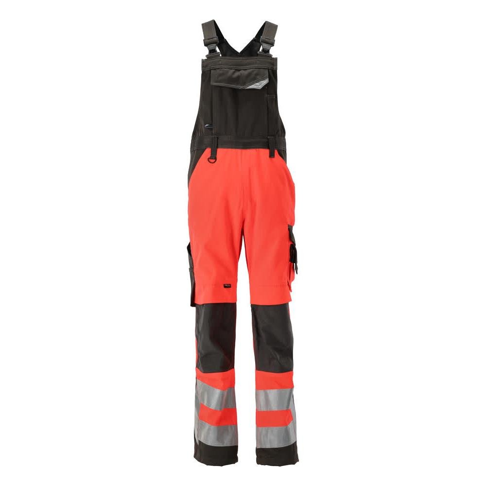 MASCOT® Newcastle byxbyxor, hi-vis röd/mörk antracit