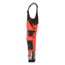 MASCOT® Newcastle byxbyxor, hi-vis röd/mörk antracit