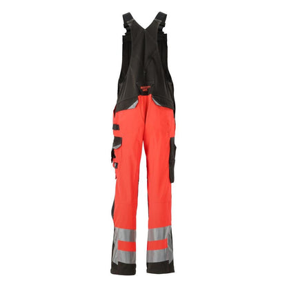 MASCOT® Newcastle byxbyxor, hi-vis röd/mörk antracit