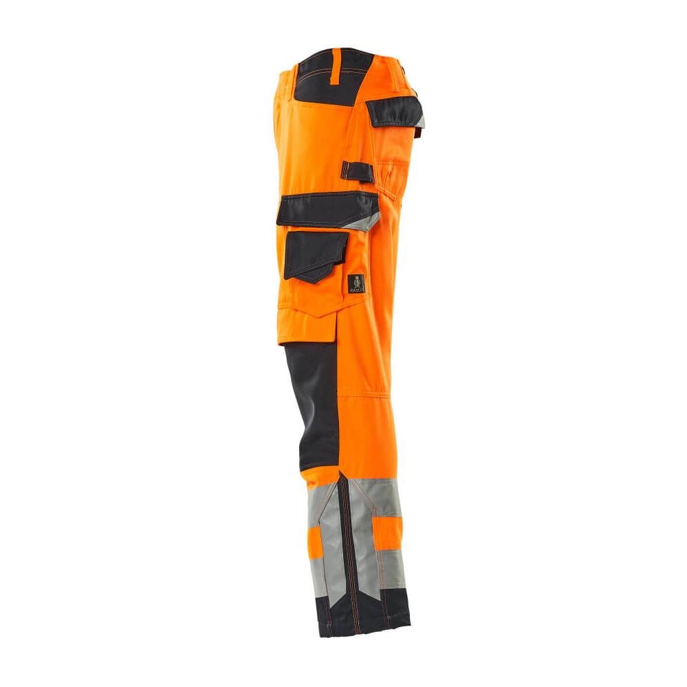 MASCOT® Kendal byxa, hi-vis orange/svart-blå