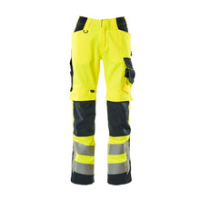 MASCOT® Kendal byxa, hi-vis gul/svart-blå