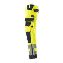 MASCOT® Kendal byxa, hi-vis gul/svart-blå