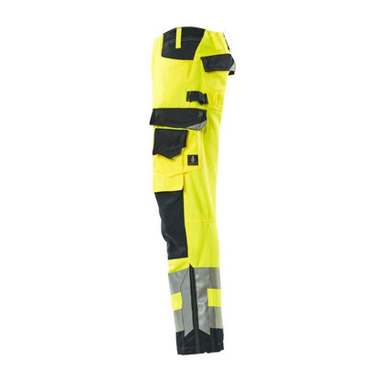 MASCOT® Kendal byxa, hi-vis gul/svart-blå