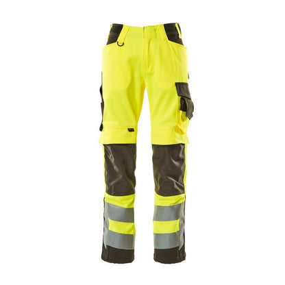 MASCOT® Kendal byxa, hi-vis gul/mörk antracit