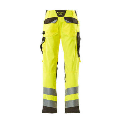 MASCOT® Kendal byxa, hi-vis gul/mörk antracit