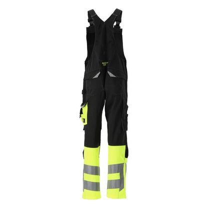 MASCOT® Sunderland byxbyxor, svart/hi-vis gul