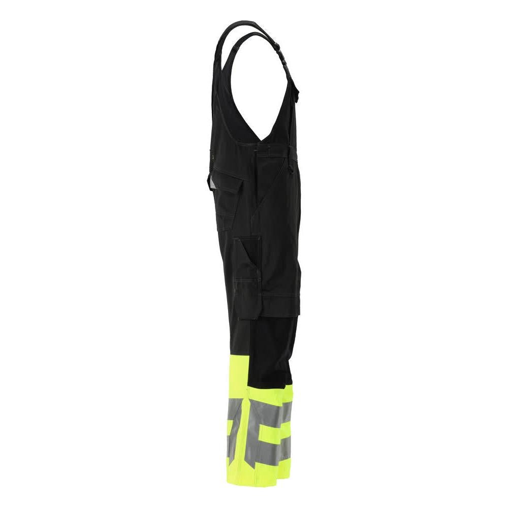 MASCOT® Sunderland byxbyxor, svart/hi-vis gul