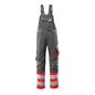 MASCOT® Sunderland byxbyxor, mörk antracit/hi-vis-röd
