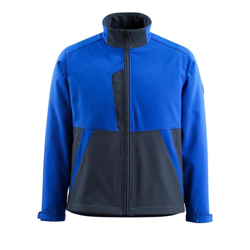 MASCOT® Finley Soft Shell-jacka, majsblå/svartblå
