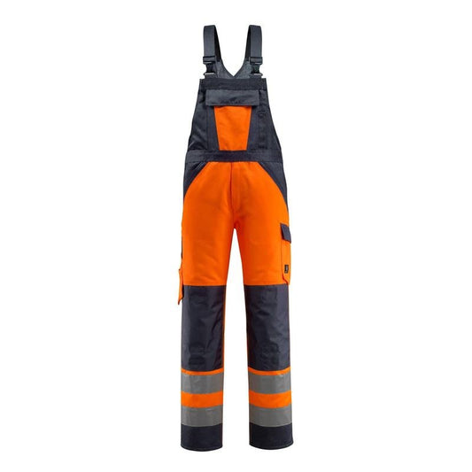 MASCOT® Gosford byxbyxor, hi-vis orange/svart-blå