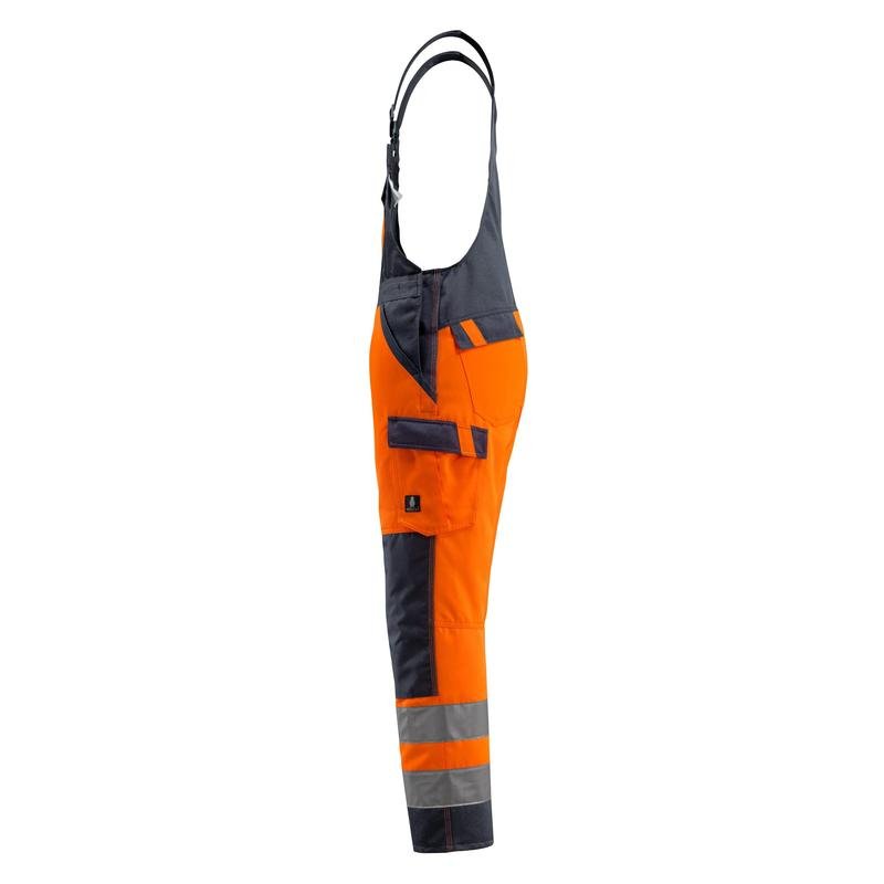 MASCOT® Gosford byxbyxor, hi-vis orange/svart-blå