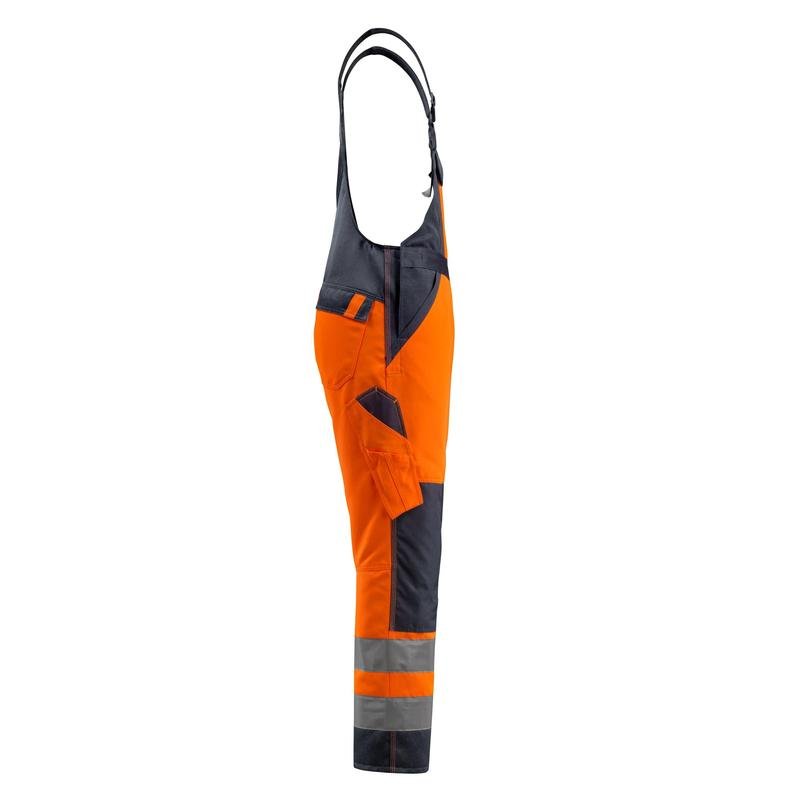 MASCOT® Gosford byxbyxor, hi-vis orange/svart-blå