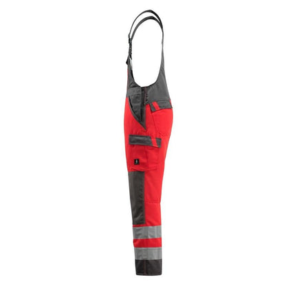 MASCOT® Gosford byxbyxor, hi-vis röd/mörk antracit
