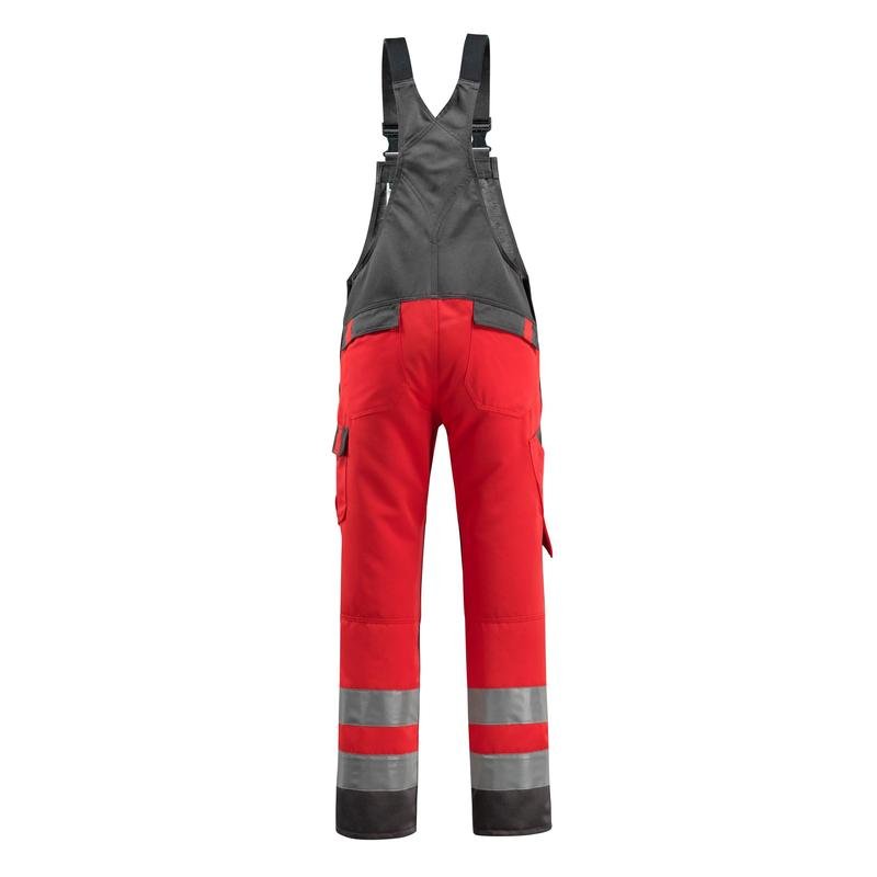 MASCOT® Gosford byxbyxor, hi-vis röd/mörk antracit