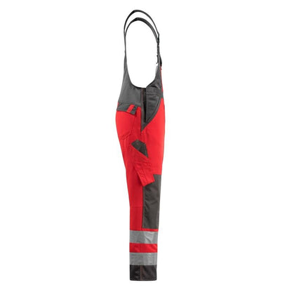 MASCOT® Gosford byxbyxor, hi-vis röd/mörk antracit