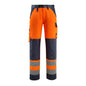 MASCOT® Maitland byxor, hi-vis orange/svart-blå