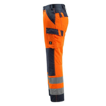 MASCOT® Maitland byxor, hi-vis orange/svart-blå