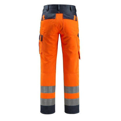 MASCOT® Maitland byxor, hi-vis orange/svart-blå