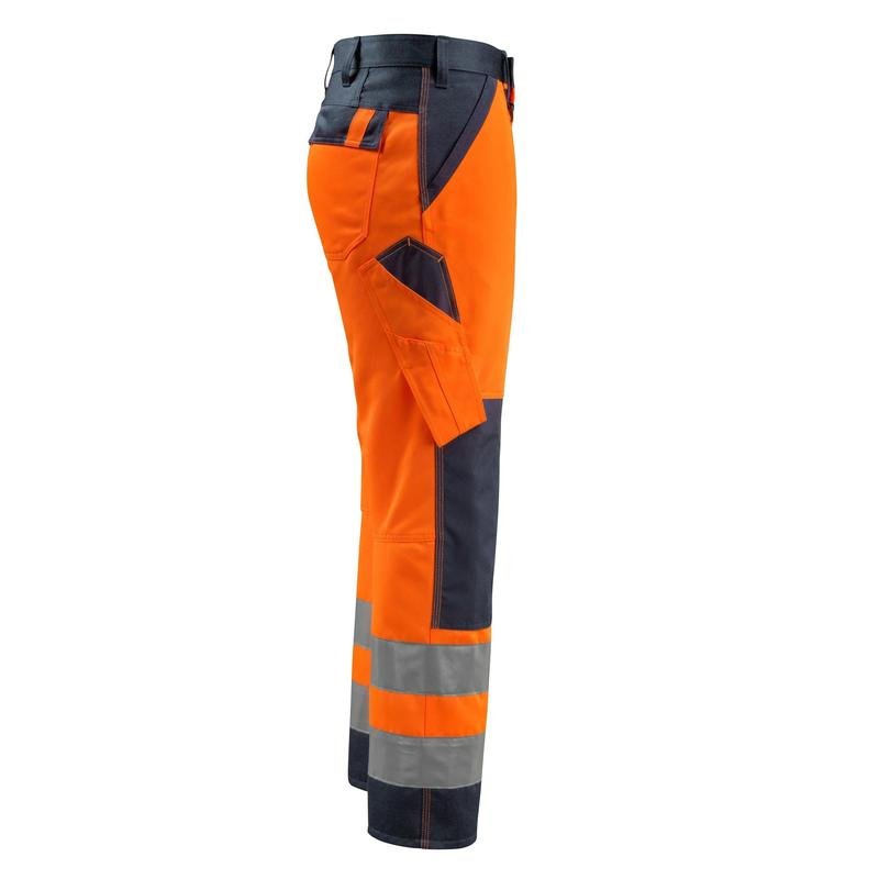 MASCOT® Maitland byxor, hi-vis orange/svart-blå