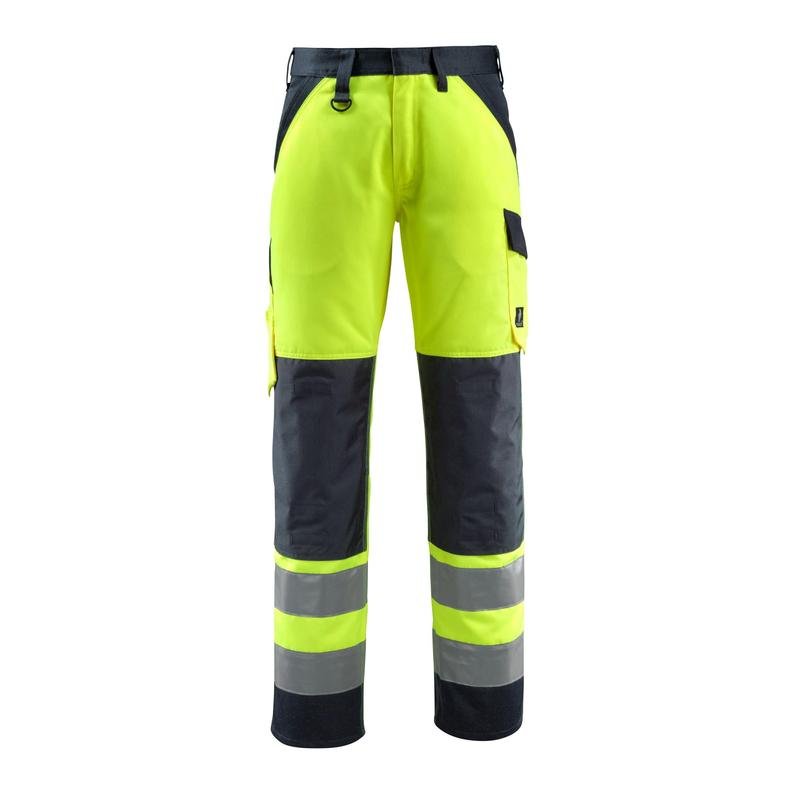 MASCOT® Maitland byxor, hi-vis gul/svart-blå