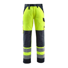 MASCOT® Maitland byxor, hi-vis gul/svart-blå