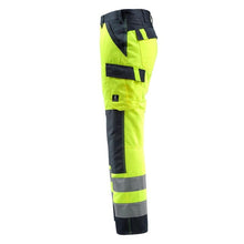 MASCOT® Maitland byxor, hi-vis gul/svart-blå