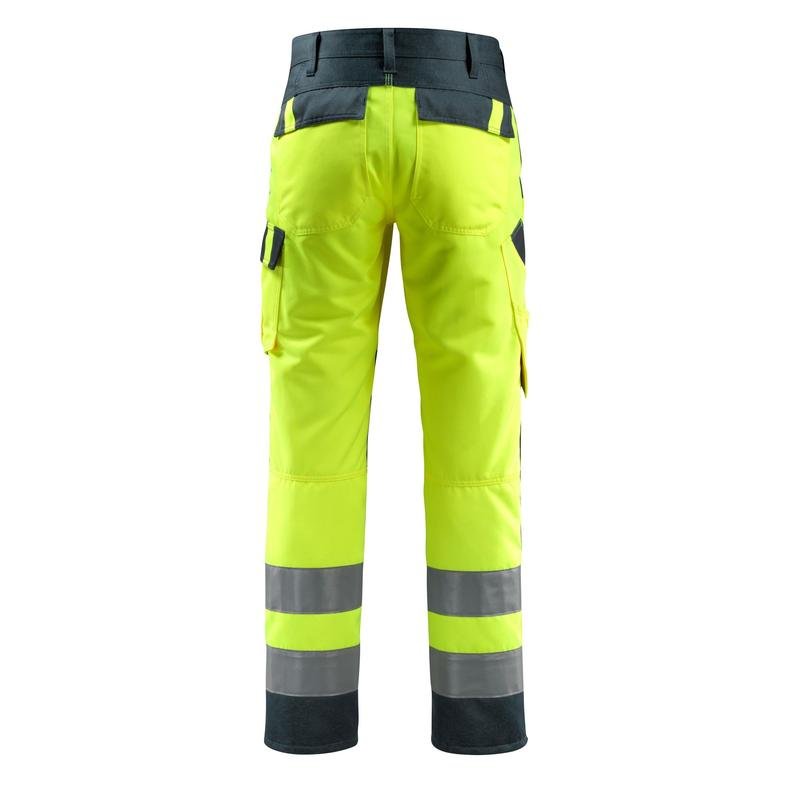 MASCOT® Maitland byxor, hi-vis gul/svart-blå