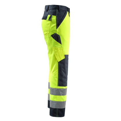 MASCOT® Maitland byxor, hi-vis gul/svart-blå