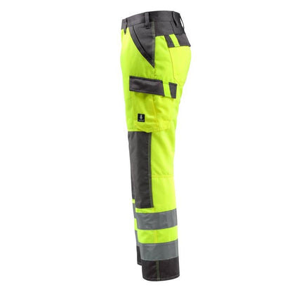 MASCOT® Maitland byxor, hi-vis gul/mörk antracit