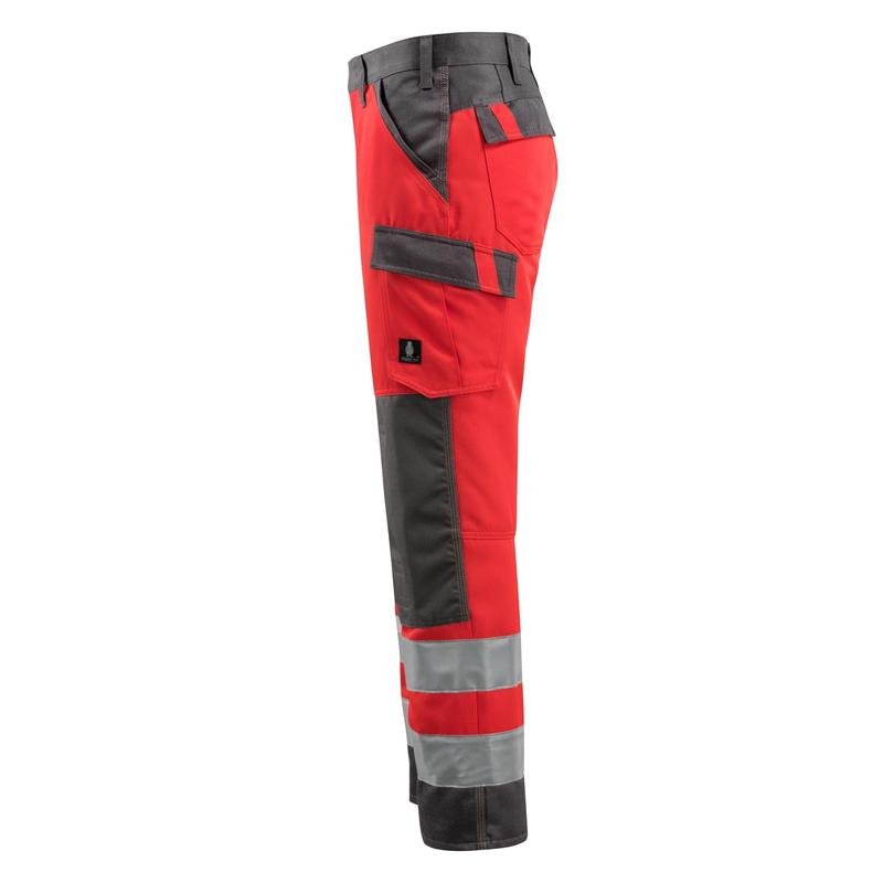 MASCOT® Maitland byxor, hi-vis röd/mörk antracit