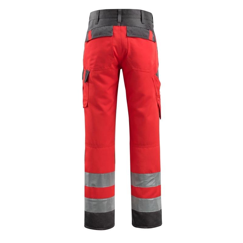 MASCOT® Maitland byxor, hi-vis röd/mörk antracit
