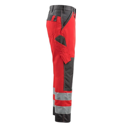 MASCOT® Maitland byxor, hi-vis röd/mörk antracit