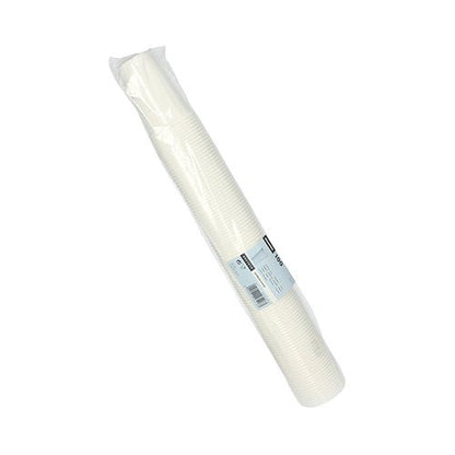 En förseglad plastförpackning med 100 dryckesbägare av PP från Starpak är staplad framför en enkel vit bakgrund - idealisk för evenemang.