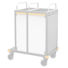 VERMOP sidovägg Platina Vit, 714 x 497 x 3 cm