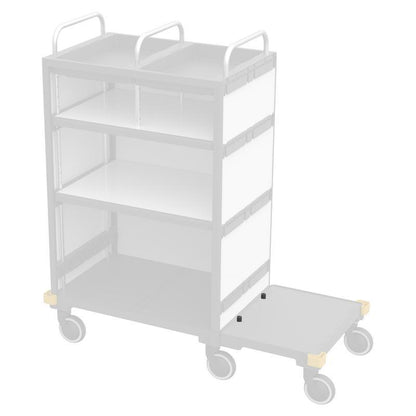 VERMOP-koppling för monteringsplatta (set), 9 x 5 x 8 cm